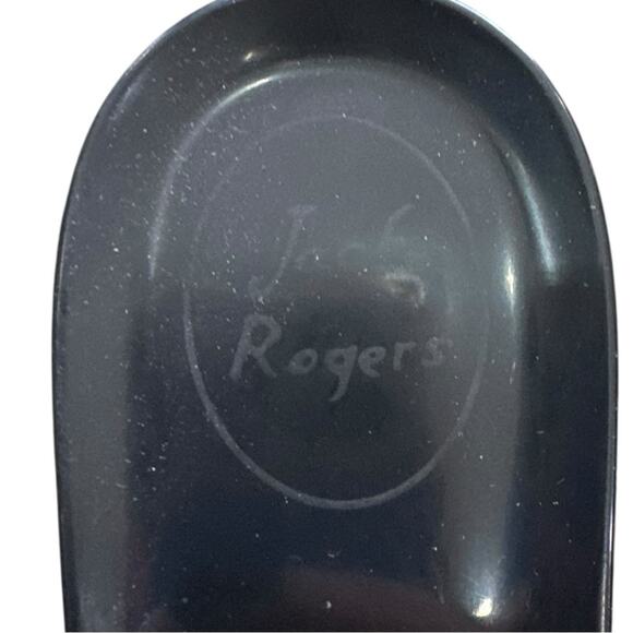 JACK ROGERS Black GEORGICA Women's Jelly Sandals Size 10 - Picture 5 of 9